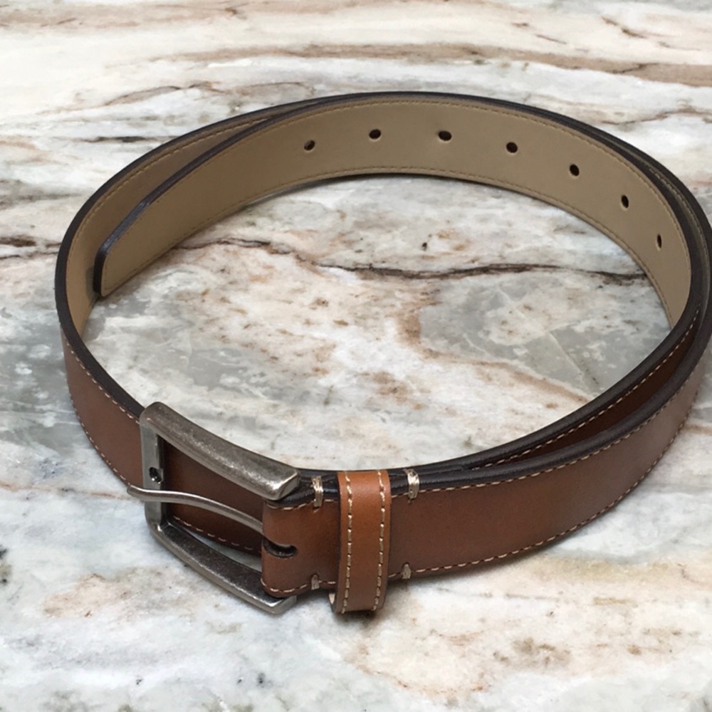 GOODFELLOW & Co. Buckskin Brown Lthr Belt Men’s M